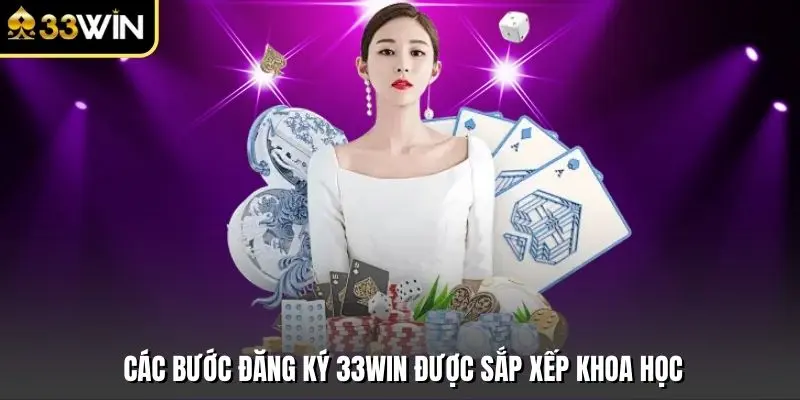 Các bước đăng ký 33win được sắp xếp khoa học