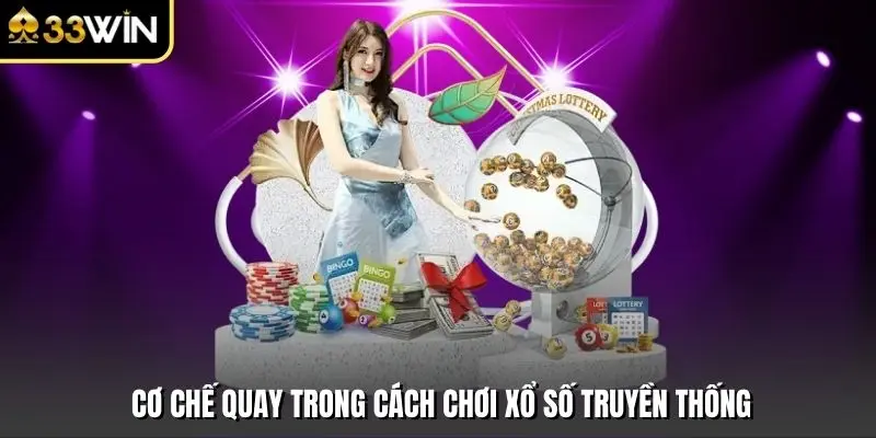 Cơ chế quay trong cách chơi xổ số truyền thống